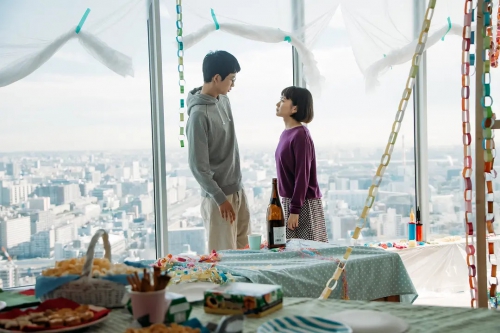 透视画男孩与全景画女孩