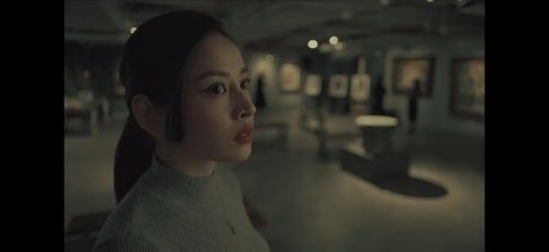 抽象画中的越南少女2