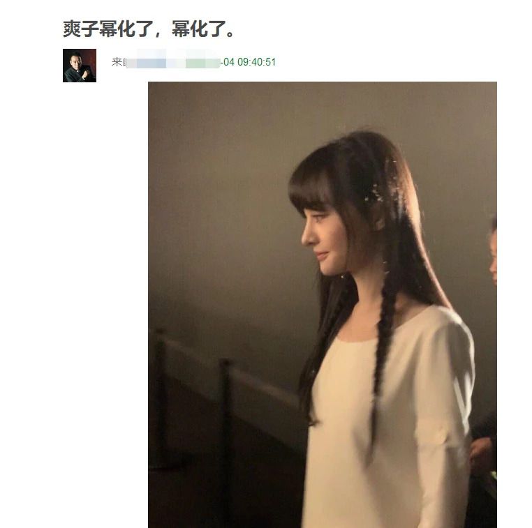 郑爽生图曝光引网友热议 梳麻花辫气质优雅温婉可人