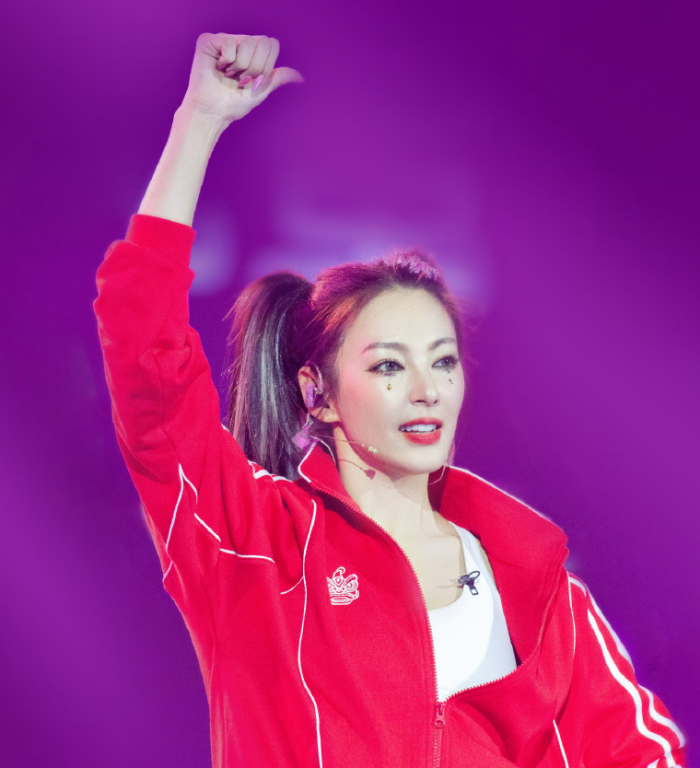 分数揭晓的一刻，从张雨绮的眼中，看到了浪姐最无奈的一面