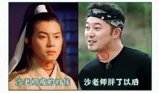 沙溢胖瘦对比照举例 本尊看后直呼很难过