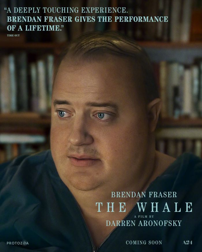 电影《鲸》发正式预告及首款海报 12月9日北美上映
